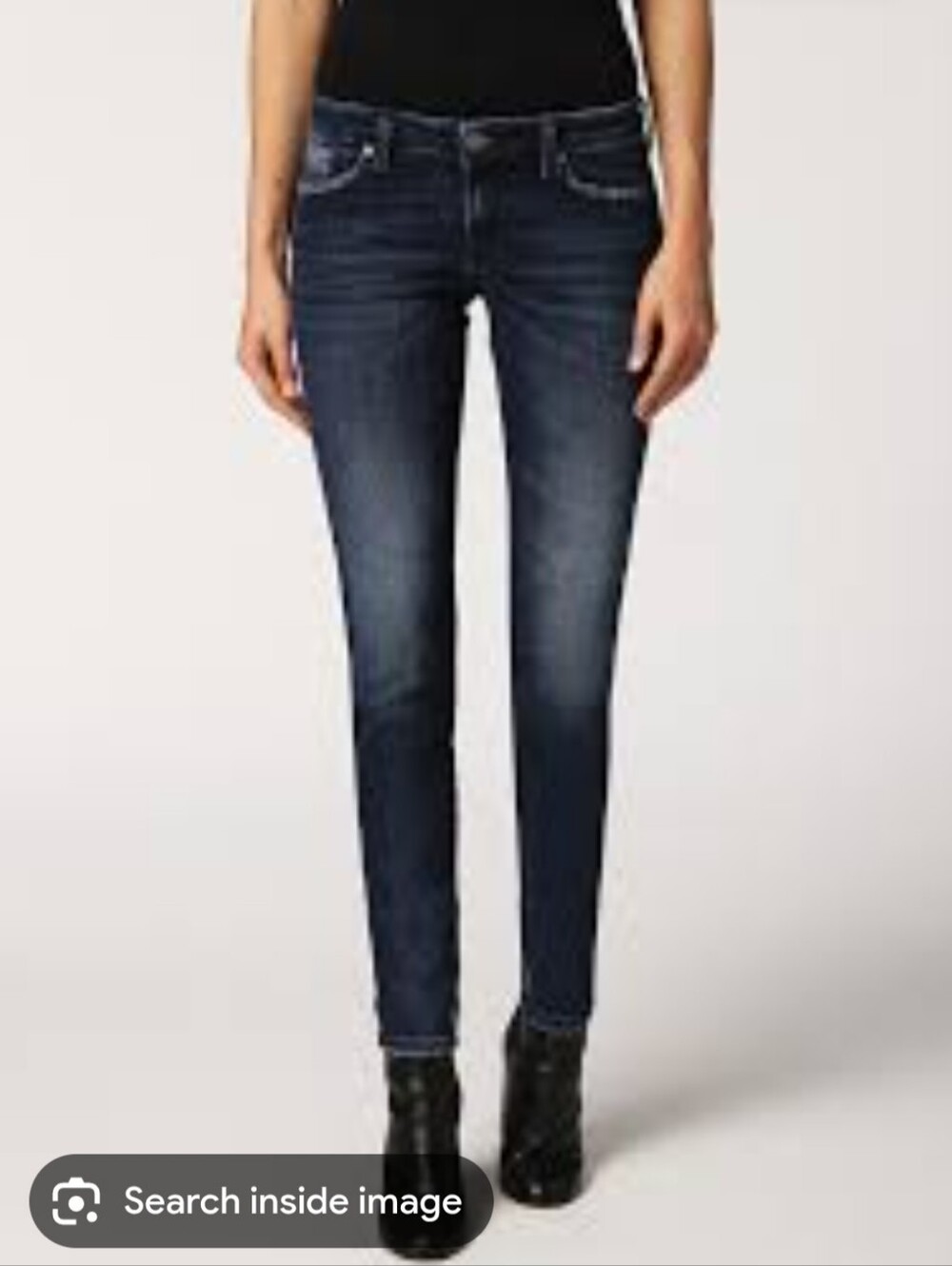 Diesel Gracey Super Slim Skinny Jeans Dark Wash Low Waist 29x32 0686C Stretch